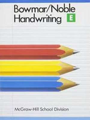 Handwriting Beginner Book E Pupil Edition (Sc)