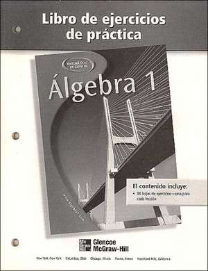 Algebra 1 Libro de Ejercicios de Practica: Activities Manual [With CDROM]