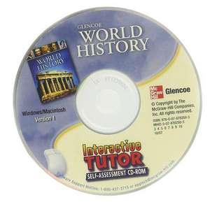 Glencoe World History, Interactive Tutor: Self-Assessment CD-ROM de McGraw-Hill Education