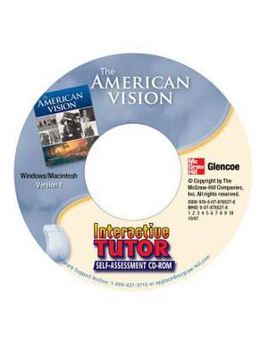 The American Vision, Interactive Tutor: Self-Assessment CD-ROM de McGraw-Hill Education