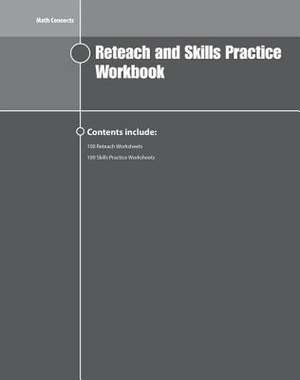 Math Connects Reteach and Skills Practice Workbook, Course 3: Civics and Economics, Student Edition de McGraw-Hill Education