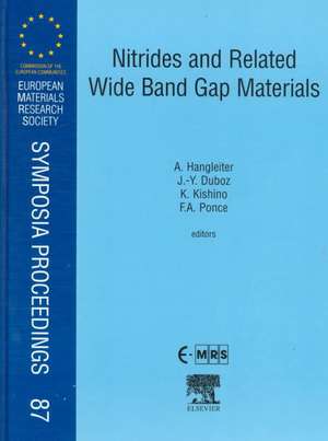 Nitrides and Related Wide Band Gap Materials de A. Hangleiter