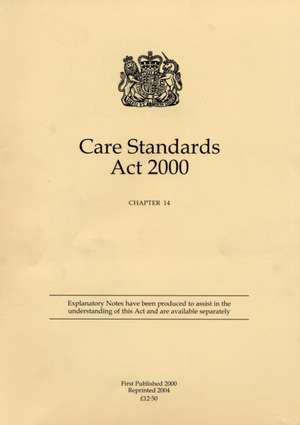 Care Standards Act 2000 de Great Britain