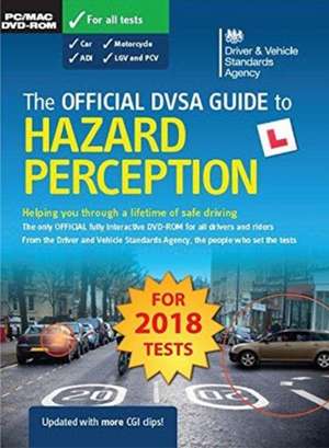 The official DVSA guide to hazard perception DVD-ROM de Driver and Vehicle Standards Agency