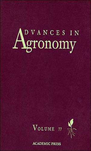 Advances in Agronomy de Donald L. Sparks