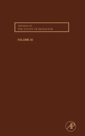 Advances in the Study of Behavior de Peter J.B. Slater