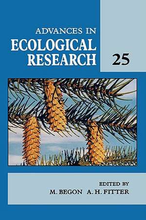 Advances in Ecological Research de M. Begon