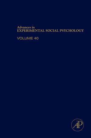 Advances in Experimental Social Psychology de Mark P. Zanna