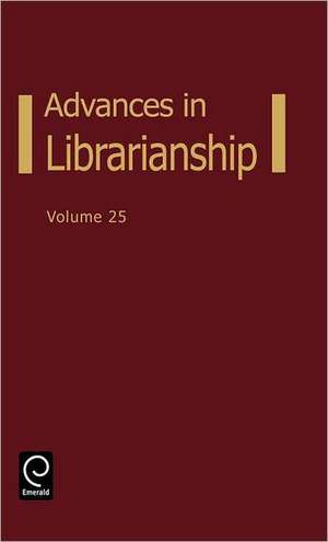 Advances in Librarianship de Frederick C. Lynden