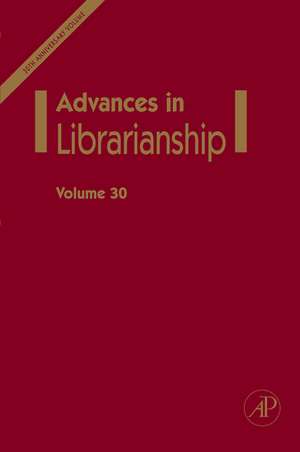 Advances in Librarianship de Danuta A. Nitecki