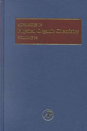 Advances in Physical Organic Chemistry de Thomas Tidwell