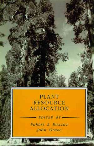 Plant Resource Allocation de Fakhri A. Bazzaz