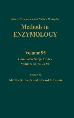 Cumulative Subject Index, Volumes 61-74, 76-80 de Nathan P. Kaplan