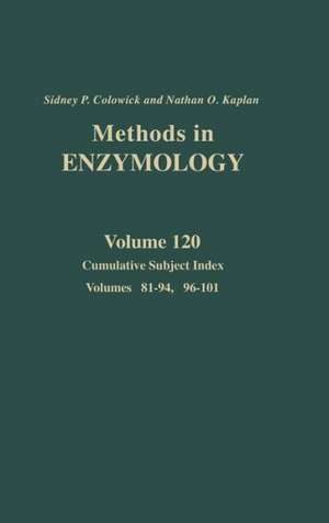 Cumulative Subject Index Vols. 81-94, 96-101 de Nathan P. Colowick