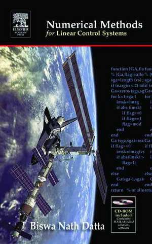 Numerical Methods for Linear Control Systems de Biswa Datta