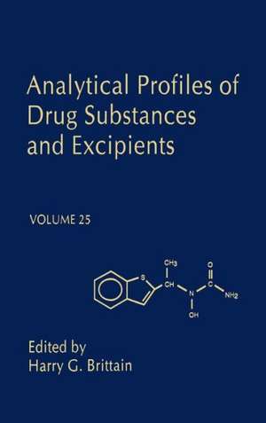 Analytical Profiles of Drug Substances and Excipients de Harry G. Brittain