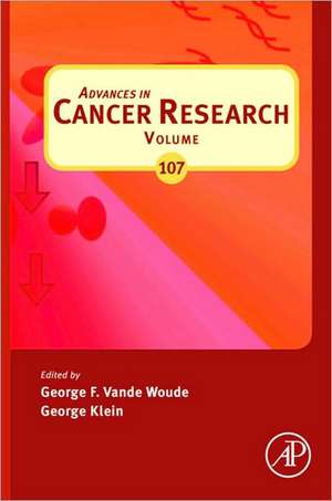 Advances in Cancer Research de George F. Vande Woude