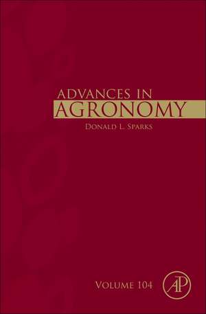 Advances in Agronomy de Donald L. Sparks