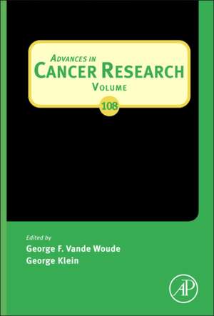 Advances in Cancer Research de George F. Vande Woude