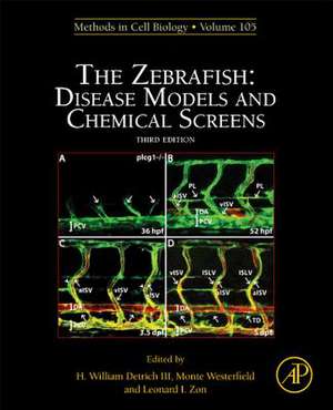 The Zebrafish: Disease Models and Chemical Screens de H. William Detrich III