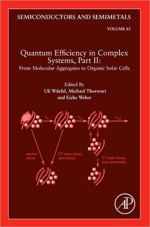 Quantum Efficiency in Complex Systems, Part II: From Molecular Aggregates to Organic Solar Cells: Organic Solar Cells de Uli Wurfel