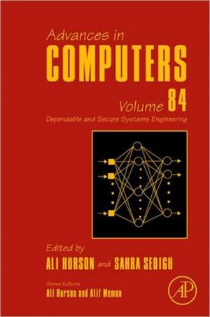 Advances in Computers: Dependable and Secure Systems Engineering de Suyel Namasudra