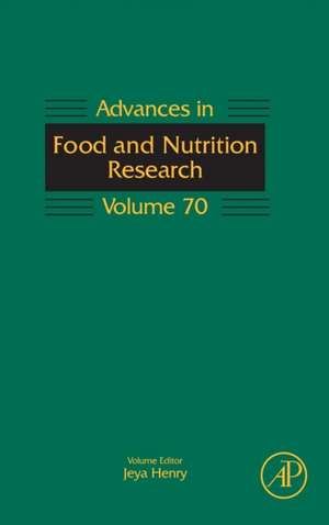 Advances in Food and Nutrition Research de Steve Taylor