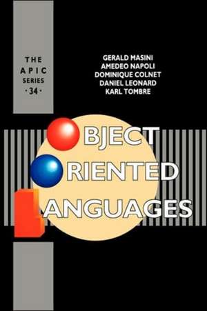 Object Oriented Languages de Bozzano G Luisa