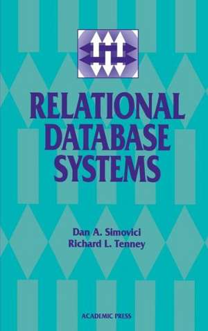 Relational Database Systems de Dan A. Simovici