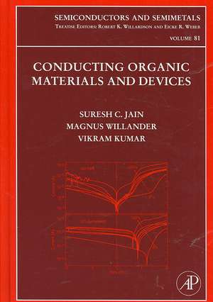 Conducting Organic Materials and Devices de Suresh C. Jain