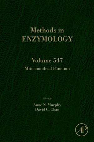 Mitochondrial Function de Anne Murphy