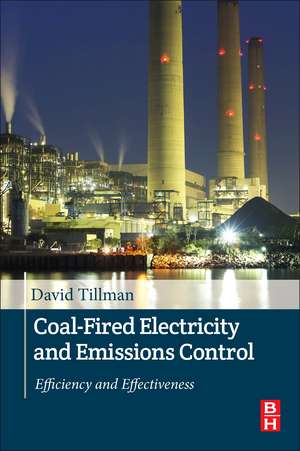 Coal-Fired Electricity and Emissions Control: Efficiency and Effectiveness de David A. Tillman