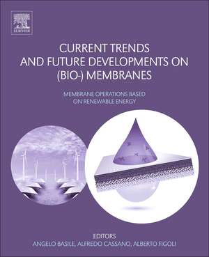 Current Trends and Future Developments on (Bio-) Membranes: Renewable Energy Integrated with Membrane Operations de Angelo Basile