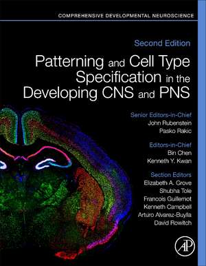 Patterning and Cell Type Specification in the Developing CNS and PNS: Comprehensive Developmental Neuroscience de John Rubenstein