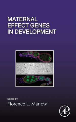 Maternal Effect Genes in Development de Florence L Marlow