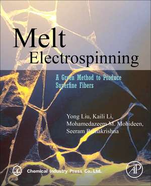 Melt Electrospinning: A Green Method to Produce Superfine Fibers de Yong Liu