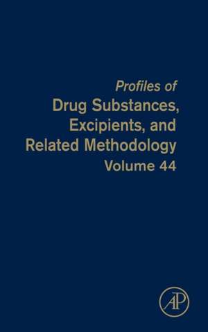 Profiles of Drug Substances, Excipients, and Related Methodology de Harry G. Brittain