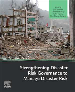 Strengthening Disaster Risk Governance to Manage Disaster Risk de Jose Manuel Mendes