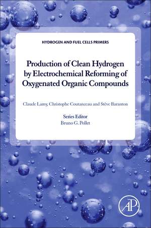 Production of Clean Hydrogen by Electrochemical Reforming of Oxygenated Organic Compounds de Claude Lamy