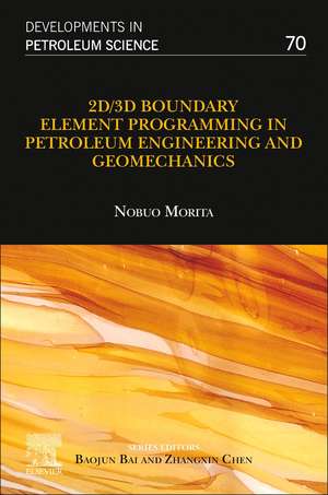 2D/3D Boundary Element Programming in Petroleum Engineering and Geomechanics de Nobuo Morita