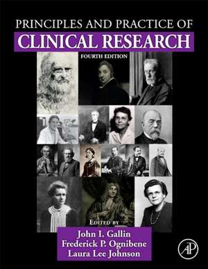 Principles and Practice of Clinical Research de John I. Gallin