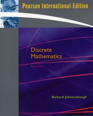 Discrete Mathematics: International Edition de Richard Johnsonbaugh