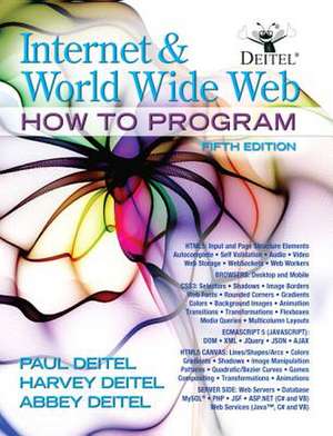 Internet and World Wide Web How to Program de Paul J. Deitel