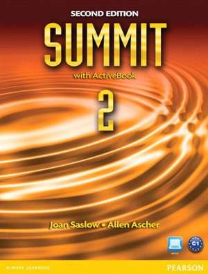 Summit 2 Student Book with Activebook and Workbook Pack de Joan Saslow