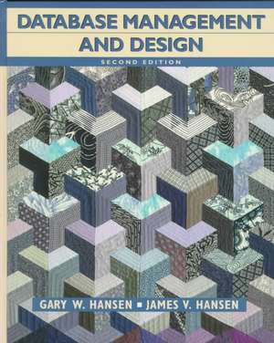 Database Management and Design de Gary W. Hansen