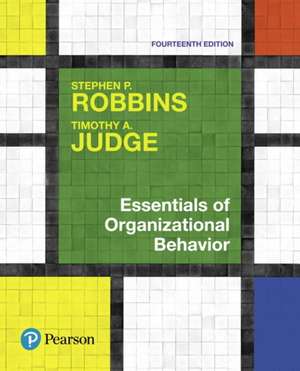 Essentials of Organizational Behavior de Stephen P. Robbins