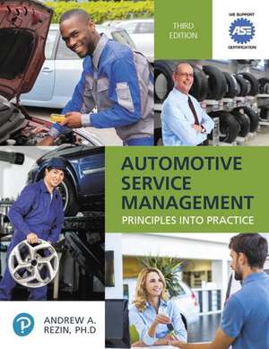 Automotive Service Management de Andrew Rezin