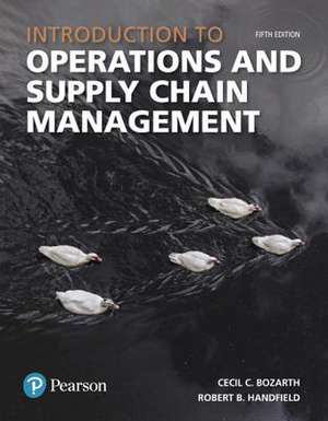 Introduction to Operations and Supply Chain Management de Cecil B. Bozarth