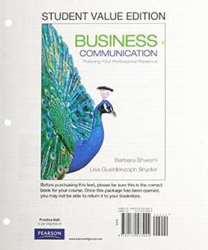 Business Communication de Barbara G. Shwom