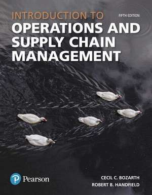 Introduction to Operations and Supply Chain Management, Student Value Edition de Cecil B. Bozarth